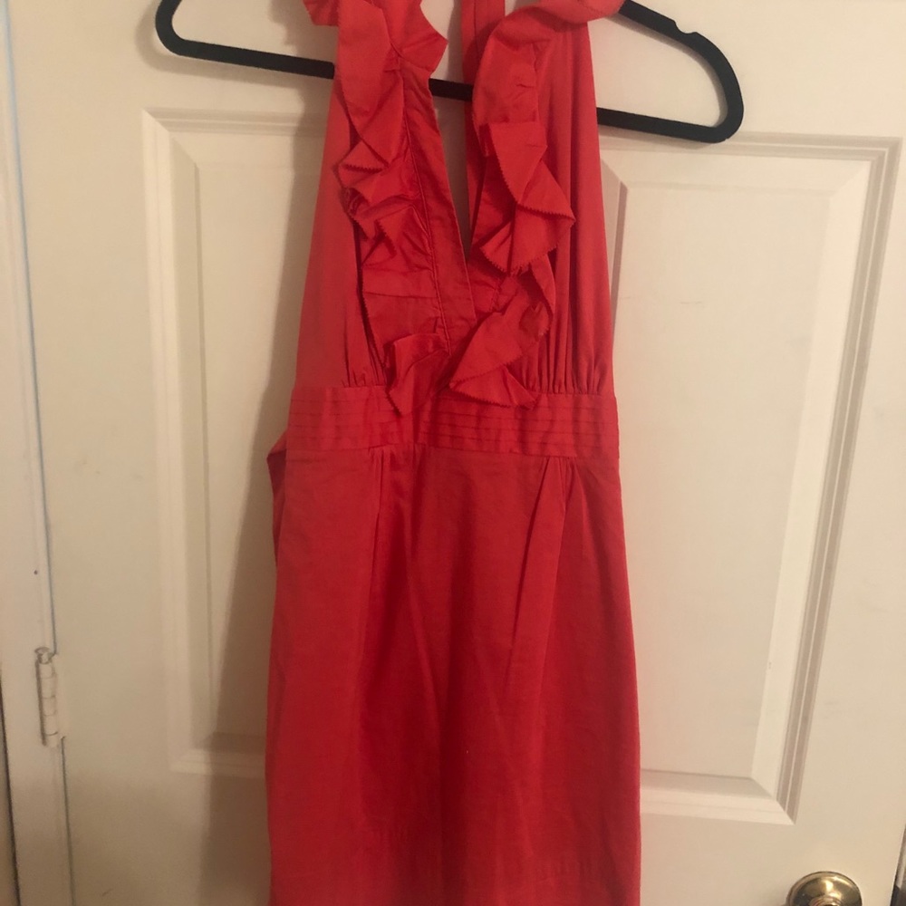 The Impeccable Pig Coral Tea Dress